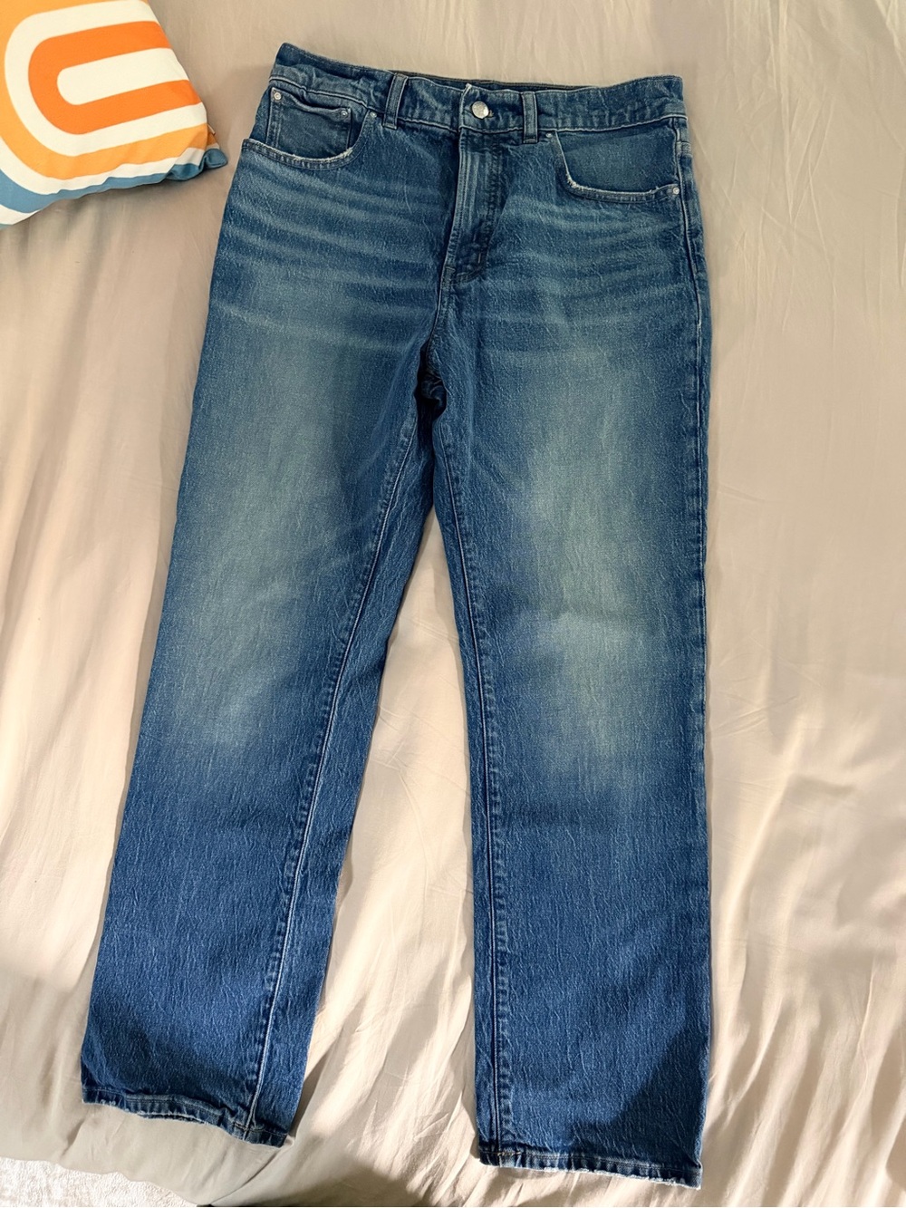 Madewell the Longline Straight Jean size 30